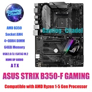 Used ASUS STRIX B350-F DDR4 Motherboard ATX AMD Compatible with AMD AM4 1-5 Gen Processors Tested