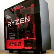 StickerMod RYZEN +AMD Vinyl Decal Sticker for PC Case