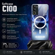 [62] Casing hp For Realme C100 Type - Realme C100 Glossy Glass Softcase - Full Cover Softcase With C