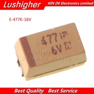 10PCS E Case 7343 C 16V 470uf 477 C MD TAJE477M016RNJ Tantalum Capacitor
