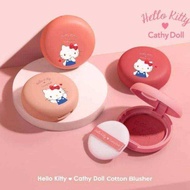 ส่งฟรี ! Hello Kitty x cathy doll blush on cotton matte blusher 6.5g. เคที่ ดอล เฮลโหล คิตตี้ ที่ปัดแก้ม บลัชออน เติมความสดใสให้พวงแก้ม สวยระเรื่ออย่างเป็นธรรมชาต