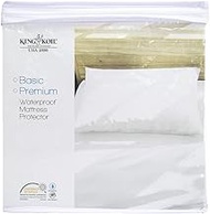 King Koil Basic Fitted Waterproof Mattress Pad, Queen