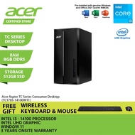 ACER Aspire TC 1785 14100W11 Office Desktop - Intel i3-14100/Intel UHD/8GB DDR5/512GB SSD/Win11/3Y