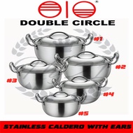 【on hand】camel kaldero DOUBLE CIRCLE  Stainless steel Caldero double handle DCS-CDE#1(Biggest)~#5