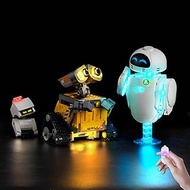 Kyglaring LED Lighting Set for Lego 43279 Wall-E and EVE - Continuous Light Kit Compatible with Lego
