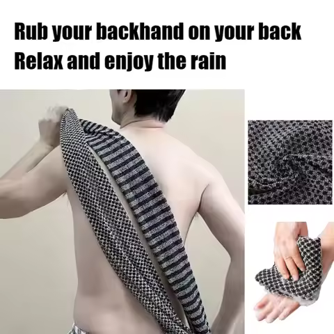 Japanese Exfoliating Bath Towel Ultra-Long Shower Scrubber for Back Antibacterial Foam Washcloth Mul