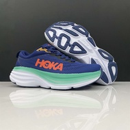 2023 New Original HOKA One One Bondi 8 Men Women Running Shoes Coastal Sky/Vibrant Orange