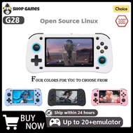 G28 Retro Handheld Video Game Console Linux System 4.3 Inch IPS Screen Portable Pocket Video Player 