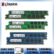 หน่วยความจำคอมพิวเตอร์ PC RAM เดสก์ท็อป PC2 DDR2 2GB 800Mhz PC3 DDR3 2GB 4GB 8GB 1066MHz 1333MHZ 160