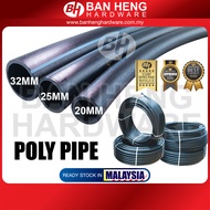 POLY PIPE 20MM (SIRIM-PN16) / POLY PIPE 25MM (SIRIM-PN12.5) / POLY PIPE 32MM (SIRIM-PN12.5)