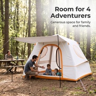 Automatic Inflation Camping Tent - Quick Setup Inflatable Outdoor Shelter for All Seasons