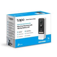 TP-LINK Tapo智慧門鈴(電池式) ( Tapo D230S1(US) Ver:1.0 )超寬廣160°可視對角
