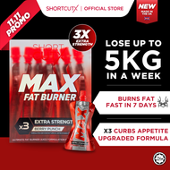 Shortcutx Max Fat Burner [Berry Punch] 7 Sachets • Weight Loss / Slimming / Detox / Ready to Drink