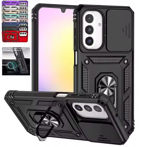 For Samsung Galaxy A17 Case Magnetic Holder Ring Shockproof Armor Cover For Galaxy A17 A 17 GalaxyA1