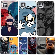 For Samsung A22 A22S 5G Case 6.6inch For Samsung Galaxy A22S 5G Back Cover GalaxyA22S GalaxyA22 A 22 5G black tpu case Cute Minnie funny Tom Cat