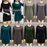 Blouse cotton long inner labuh / borong murah