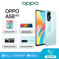 NEW SET OPPO A58 5G Smartphone (8GB RAM Up to 16GB RAM + 256GB ROM) 67W SUPERVOOC™ | 5000mAh Long-La