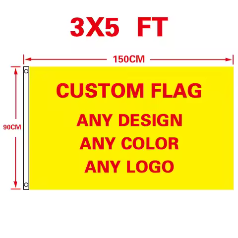 Custom Flag 120*180cm Polyester Customize Flags and Banners