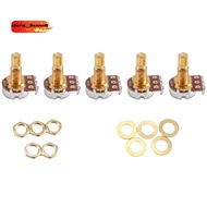 Guitar Potentiometer Audio Volume&Tone Pots Switch Control A500k Split Shaft Taper Potentiometers Go