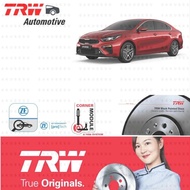 TRW Disc Brake Rotor Rear  DF7819 Kia Forte - 5 Holes (262mm)