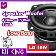 Sale Mini Subwoofer Speaker Lg Woofer 3 Inch 15W 4 Ohm Low Bass 15