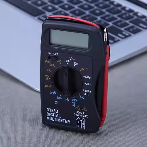 DT83B Digital Multimeter Mini Pocket Ammeter Handheld Voltmeter Ohm Voltage Current Meter 1999 Count