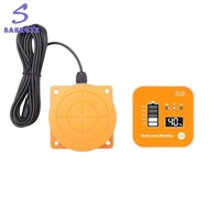 greatbuy666-ME201R WiFi Ultrasonic Wireless Temperature Sensor with Level Time Display for Water Tan