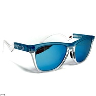 (030) OAKLEY SPEK MATA MEN FROGSKINS HYBRID POLARIZED SUNGLASSES CERMIN MATA LELAKI