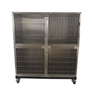 ST/💟ShanghaiYOMI Dog Cage Stainless Steel304Group Cage Pet Display Cage Foster Cage Hospital Cage Dog Cage Pet Cage BKWX