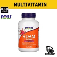 NOW Foods | ADAM | Superior Men's Multivitamin | 90-180 tablets/softgels - Ultimate Sup
