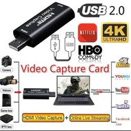 Video Capture HDMI 1080p Full HD USB 2.0 30Fps Mobile Game Live Recording
