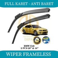 Frameless Wiper bmw E46 Frameless Wiper Full Rubber Anti-Scratch 1 Set Right Kiri