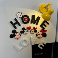 Magnetic Letters home Mickey Minnie Refrigerator Stickers Family Four Ports Three Ports love Couples