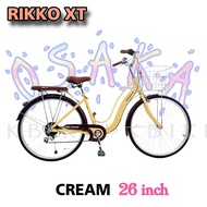 จักรยานแม่บ้าน OSAKA รุ่น Rikko XT 26นิ้ว 7sp. (มีจัดส่งพร้อมขี่เป็นคัน 100%+รับประกัน)