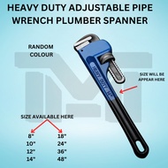 [8"-36"] HEAVY DUTY ADJUSTABLE PIPE WRENCH PLUMBER SPANNER SPANAR PAIP BOLEH LARAS