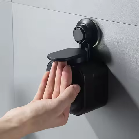 Soap Dispenser Bathroom Suction Cup Soap Dispenser Wall Mounted,Hand Soap Dispenser for Liquid Soap,