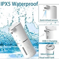 Automatic Soap Dispenser Touchless Foaming Soap Dispenser 380ml USB Rechargeable Electric 4 Level Ad