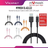 MYMOSH EL-A2L122 CABLE I-CABLE TO USB-A 12W 1.2M/ FAST CHARGE/ 30KG TEAR RESISTANCE/CHARGE & SYNC/48
