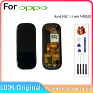 For OPPO Band Smart Bracelet LCD Screen Repair + Touch Screen For OPPO Band 240C LCD Screen 1.1 inch