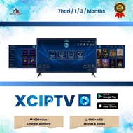 xciptv / 7 hari , 1, 3 &amp; bulan xciptv / iptv / ODTV / iptv malaysia / IPTV iOS / Android box / for ANDROID iOS SmartTV