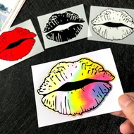 Lip Kiss Sticker Sexy Lips Waterproof Vinyl Decal for Bumper Window car gas cap Helmet Motorcycle Ta