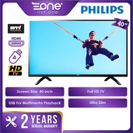 Philips 40 Inch Full HD LED TV 40PFT5063 | MYTV DTTV | Klang Valley | Delivery by Seller | USB Movie | Digital TV DVB-T/T2 | 40" Televisyen