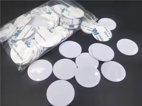 10 PCS/100PCS Writable 125kHz RFID Sticker Coin Adhesive Back T5577 Proximity ID Card Token Key Tag