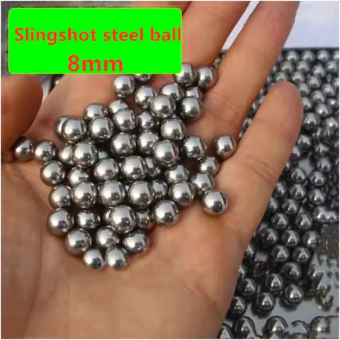 1kg Slingshot shooting Steel Balls 6mm 7mm 8mm 8.5mm 9mm 9.5mm 10mm 11mm 12mm Hunting Catapult Hitti