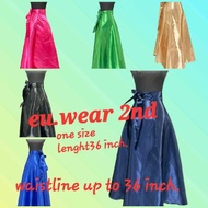 Wrap Around Skirt Satin Filipiniana