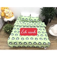 Bedding Set 4 PolyPiece[1m2x1m9], choose over 50 patterns, GREEN FROG MODEL