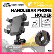 Motorbike Handlebar Mobile Hand Phone Holder For Motorcycle Fhone Rider Bracket Fone Mount Holder Sk