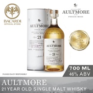 Aultmore 21 Year Old Single Malt Scotch Whisky - 700ml / 70cl, 46% ABV - Spirit Distilled in Copper 