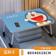 HY/🏮Bed Desk Computer Desk Student Dormitory Study Table Foldable Small Table Lazy Table Children Dining Table QCTE
