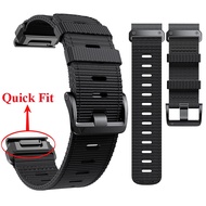 22mm 26mm Sports Breathable Wristband Braided Nylon Band Quick Fit Replace Strap For Garmin Fenix 7 7X 6 6X Pro 5 5X Plus 3 3HR 2 Approach S70 S62 S60 Forerunner 965 955 945 935
